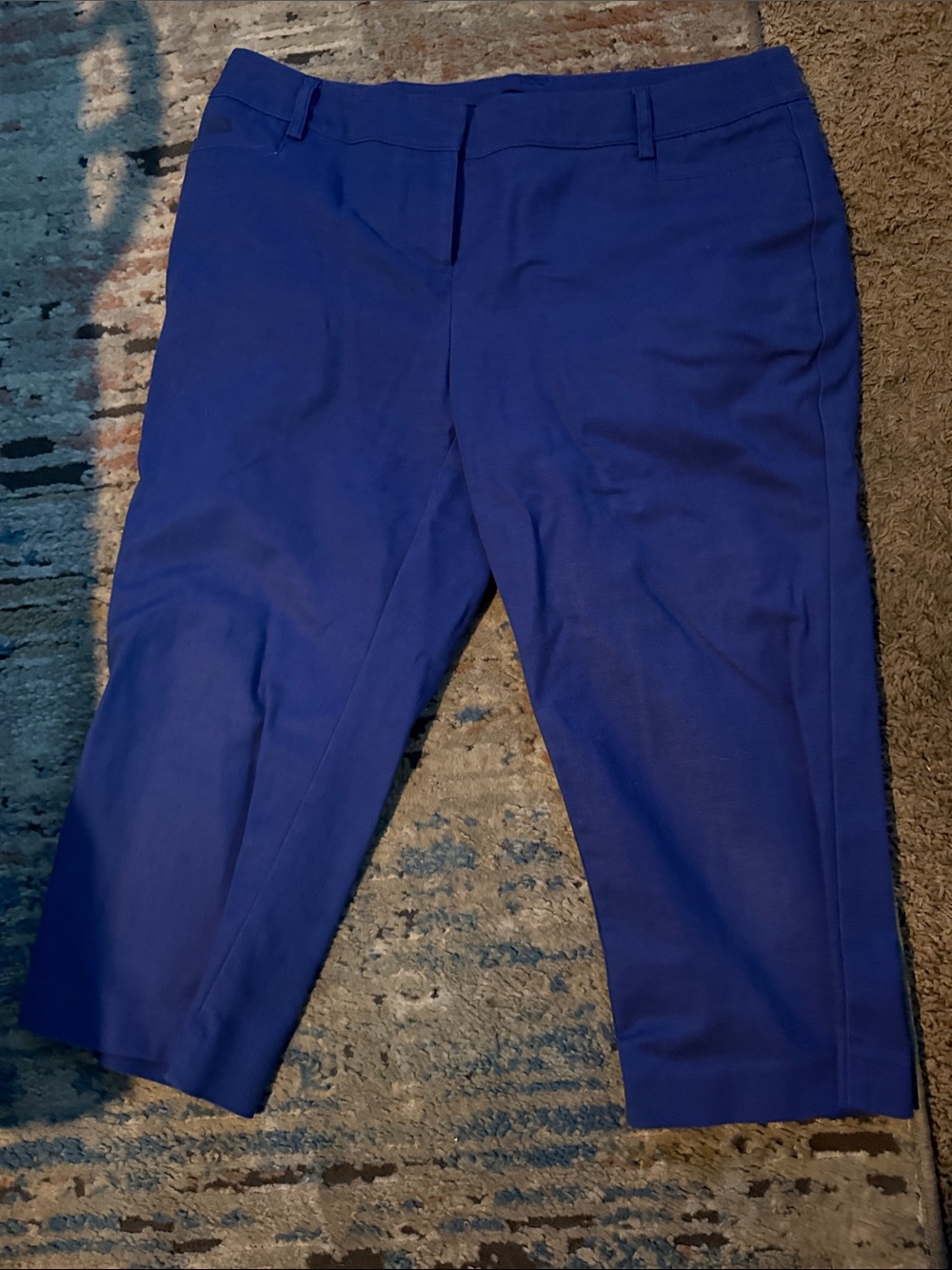Apt. 9 Women's Royal Blue Capri Pants